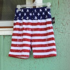 ⭐️Patriotic Red White & Blue US Flag Shorts🇺🇸